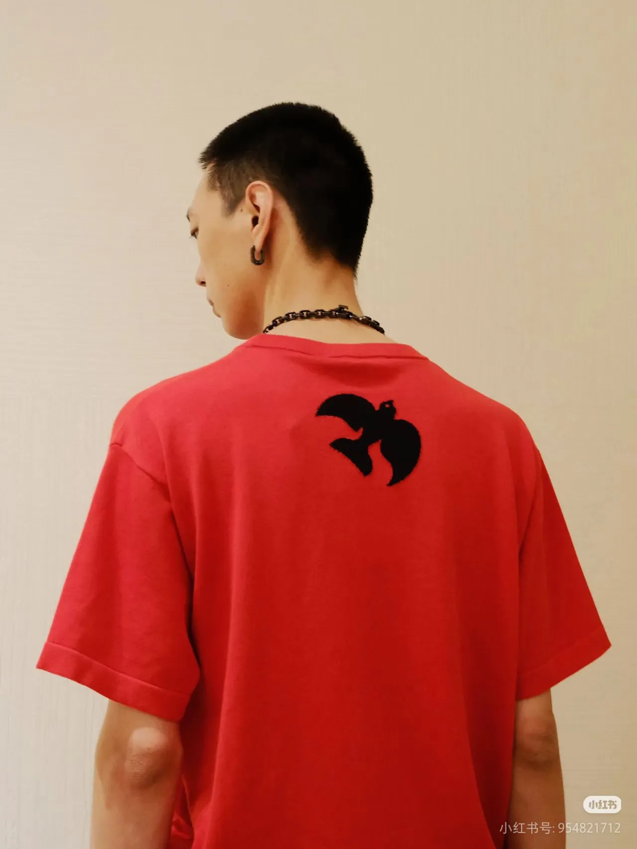 Louis Vuitton/Louis Vuitton letter ghost jacquard knitted short sleeves